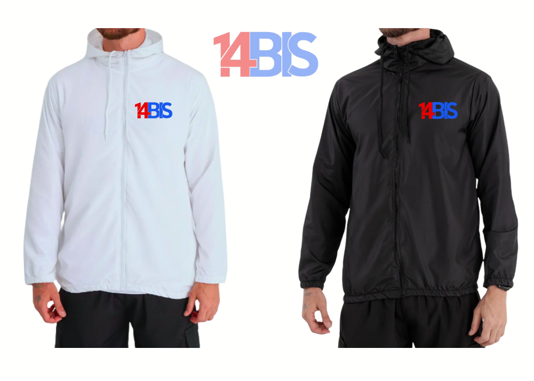 Casaco Corta Vento 14 Bis
