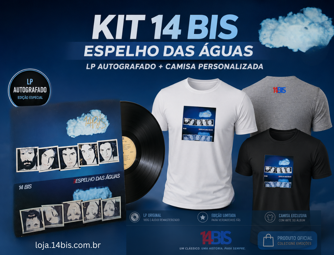 Kit LP+Camisa Espelho das Águas