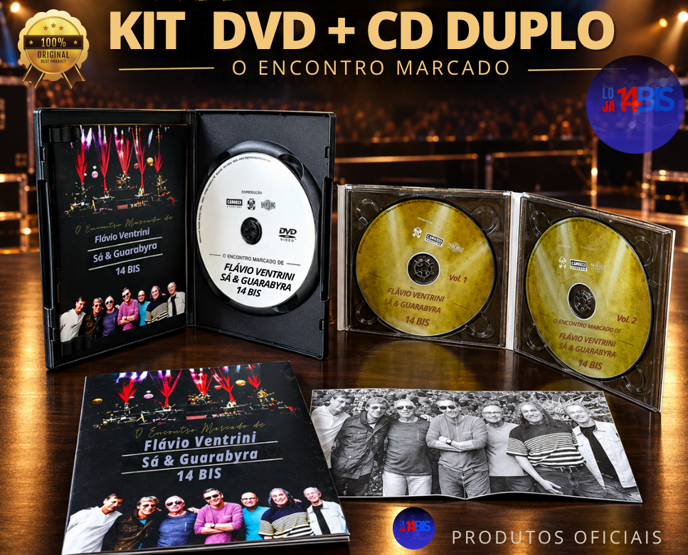 DVD + CD DUPLO ENCONTRO MARCADO 14 BIS